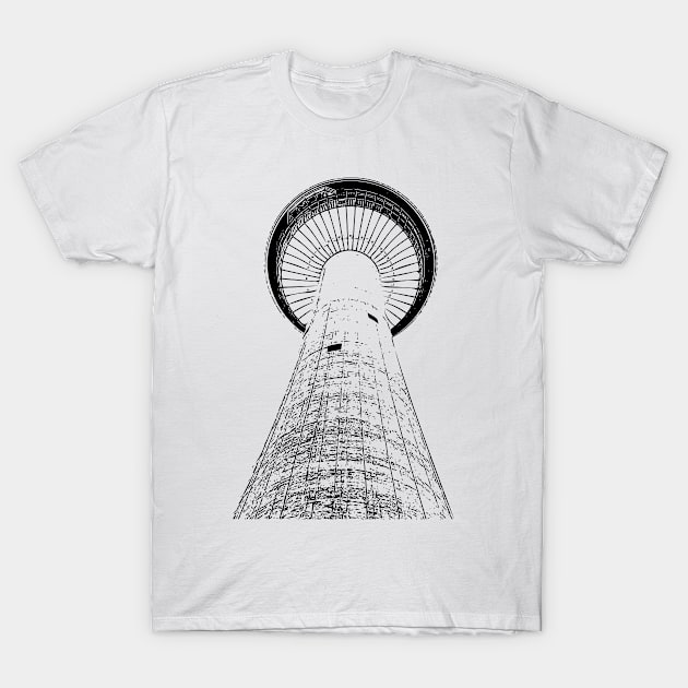 Calgary Tower T-Shirt by Marhcuz